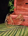 Golden Rings Earrings