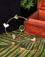Druzy Heartbeat Earrings
