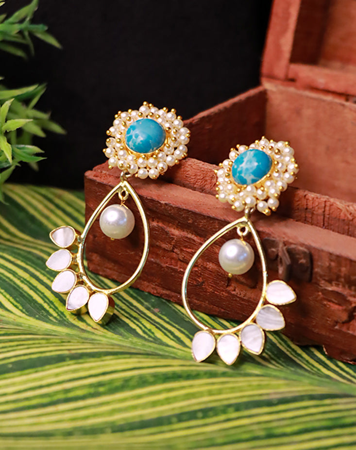 Azure Bloom Earrings