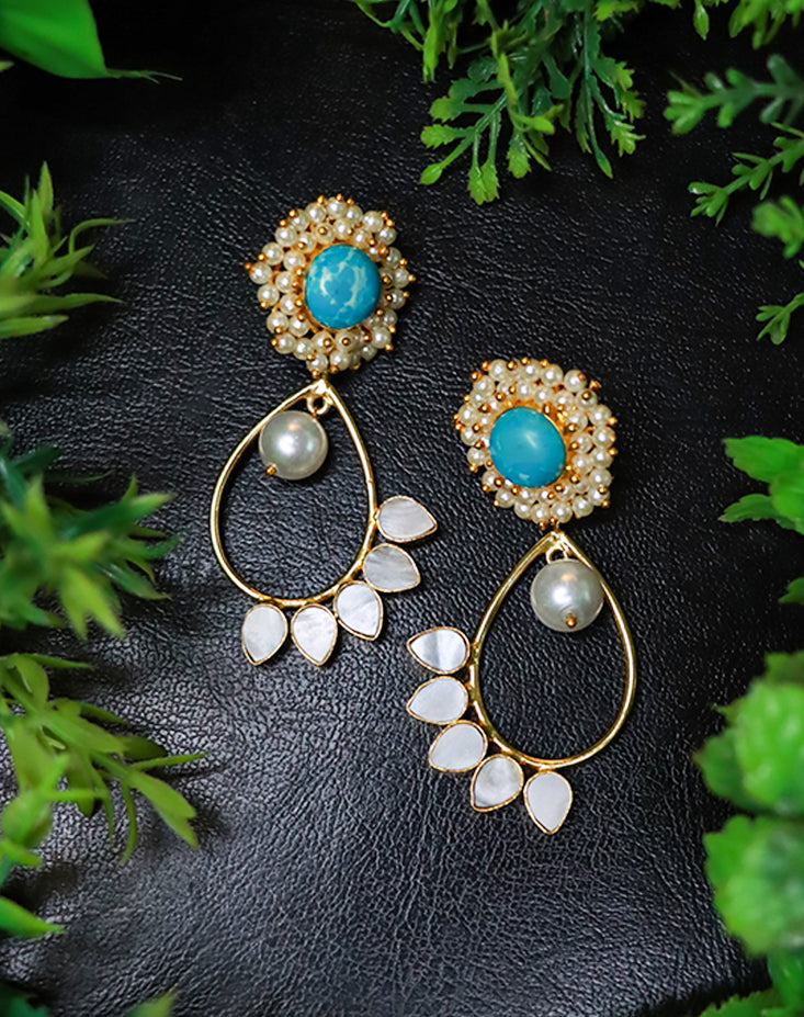 Azure Bloom Earrings