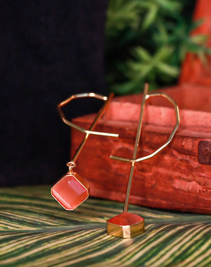 Sunset Glow Drops Earrings