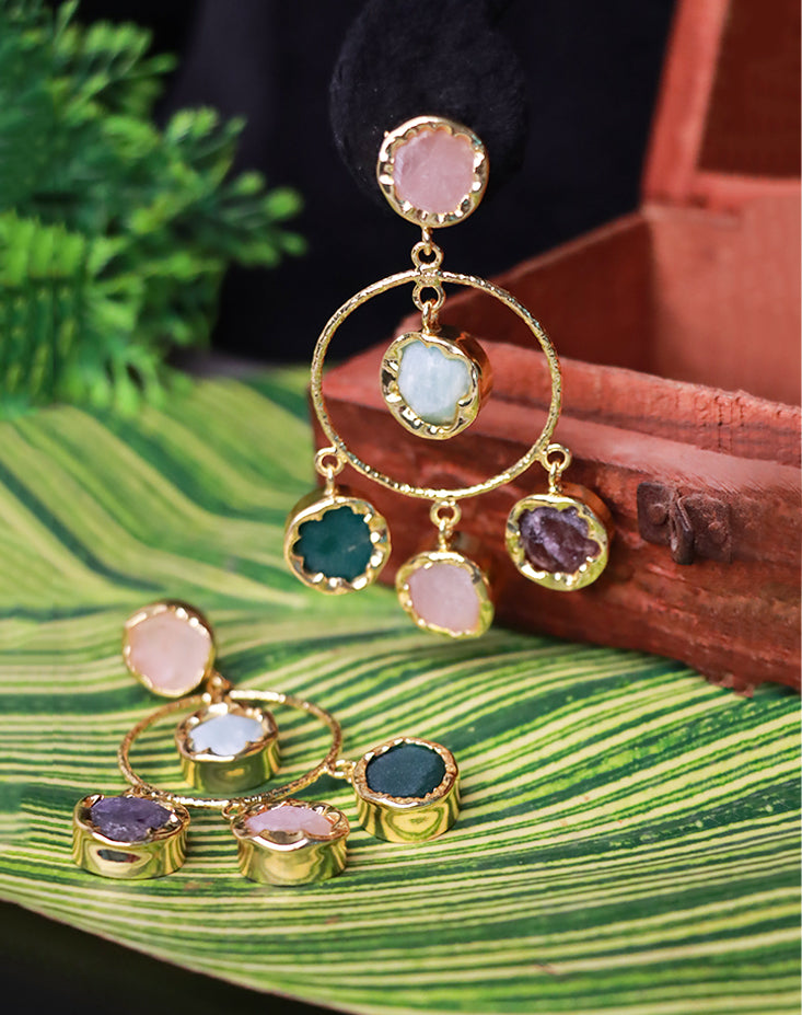 Aurora Chandbali Earrings