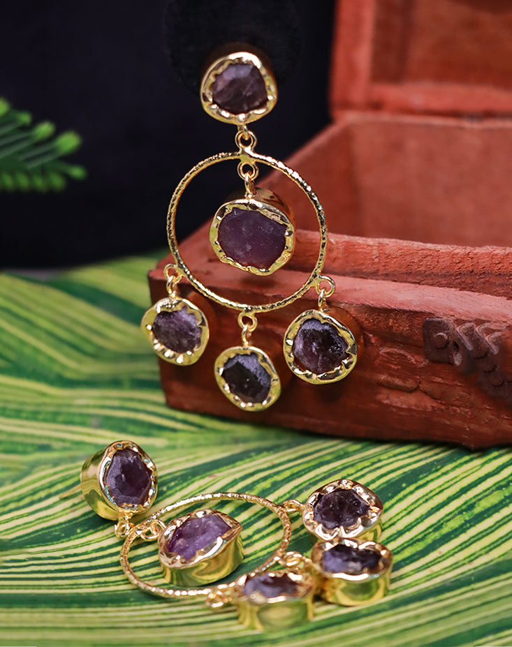 Aurora Chandbali Earrings