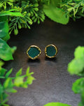 Midnight Aura Stud Earrings