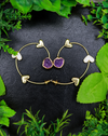 Druzy Heartbeat Earrings