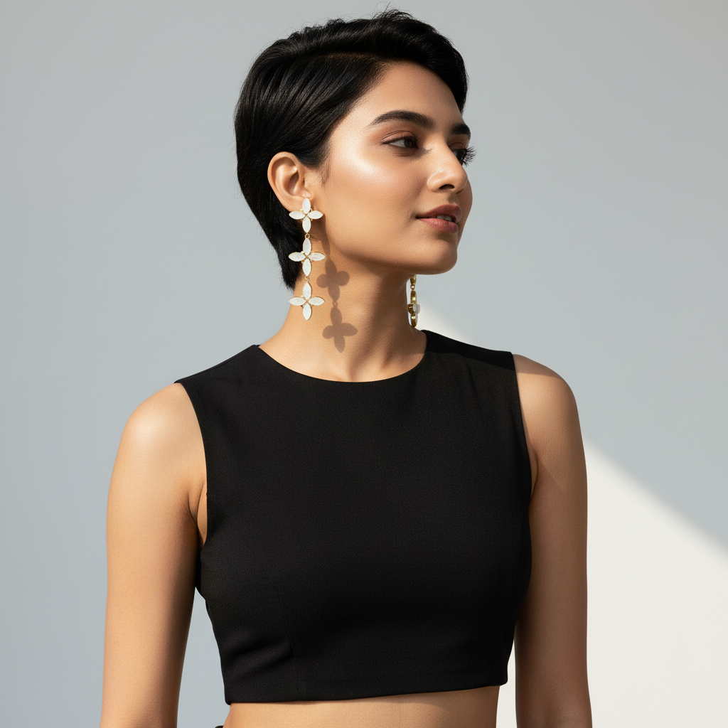 Moonlit Bloom Earrings